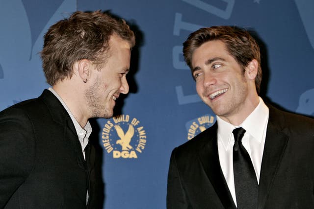 Heath Ledger (L) and Jake Gyllenhaal (R)