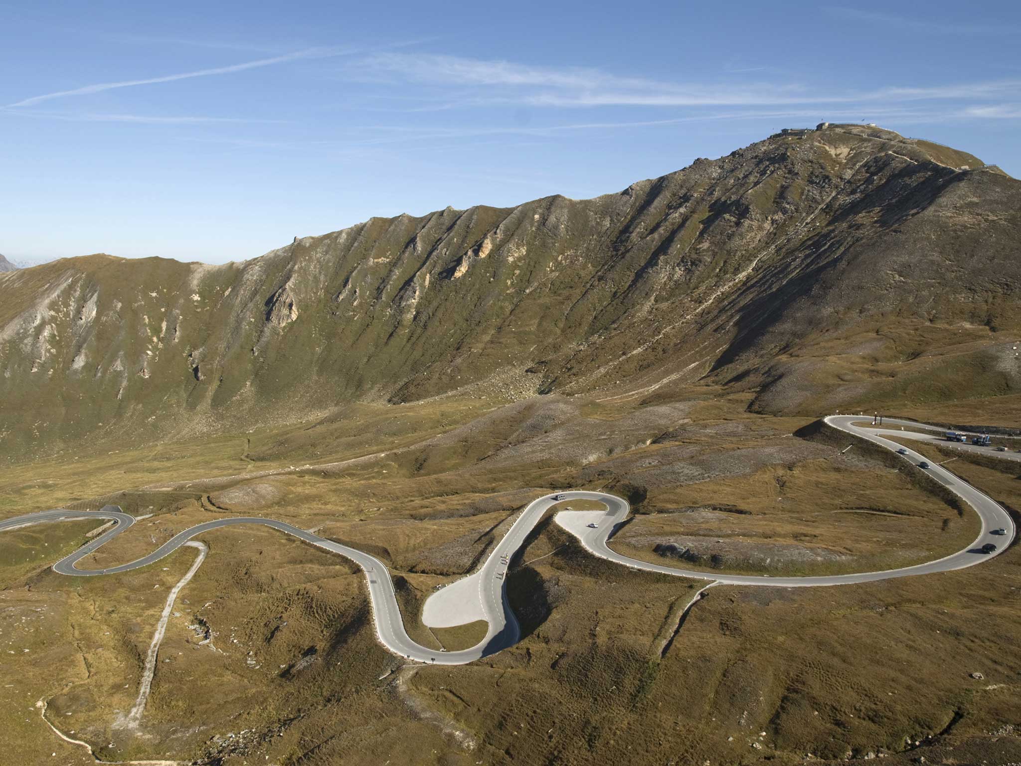 The winding road is popular with drivers for its scenic views
