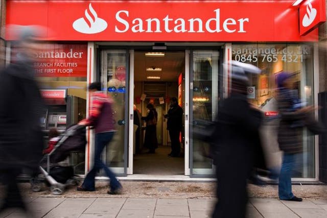 Santander, the euro zone's biggest bank by market value, reported net profit of €1.87bn (£1.59bn) in the first three months of the year, well ahead of analysts' forecasts