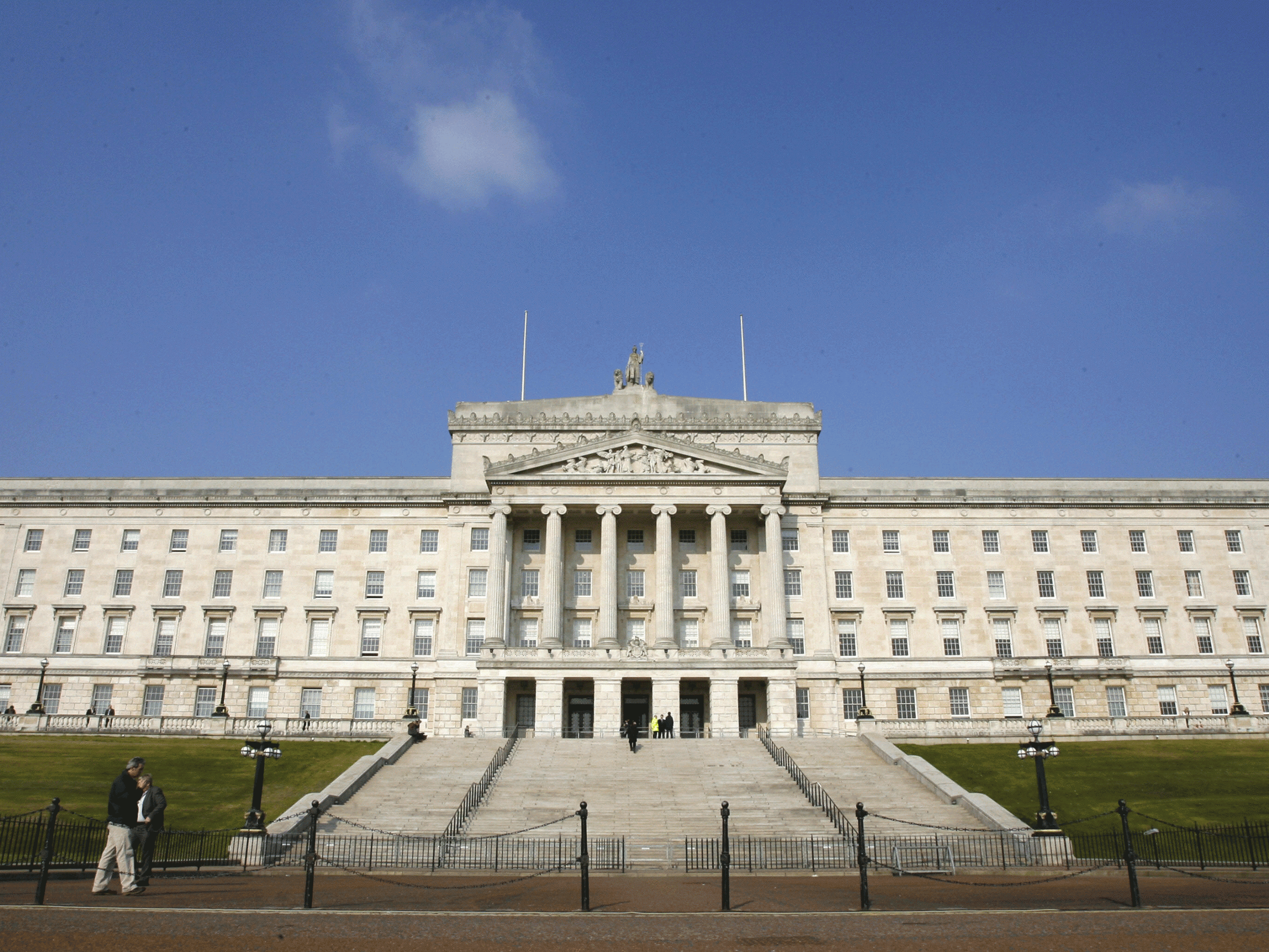 The Northern Ireland Assembly building at Stormont