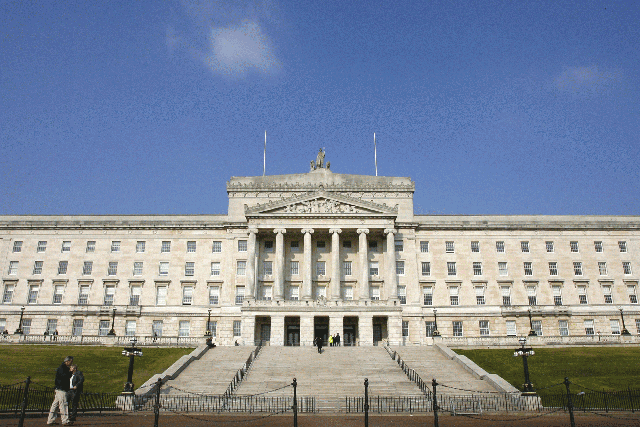The Northern Ireland Assembly building at Stormont