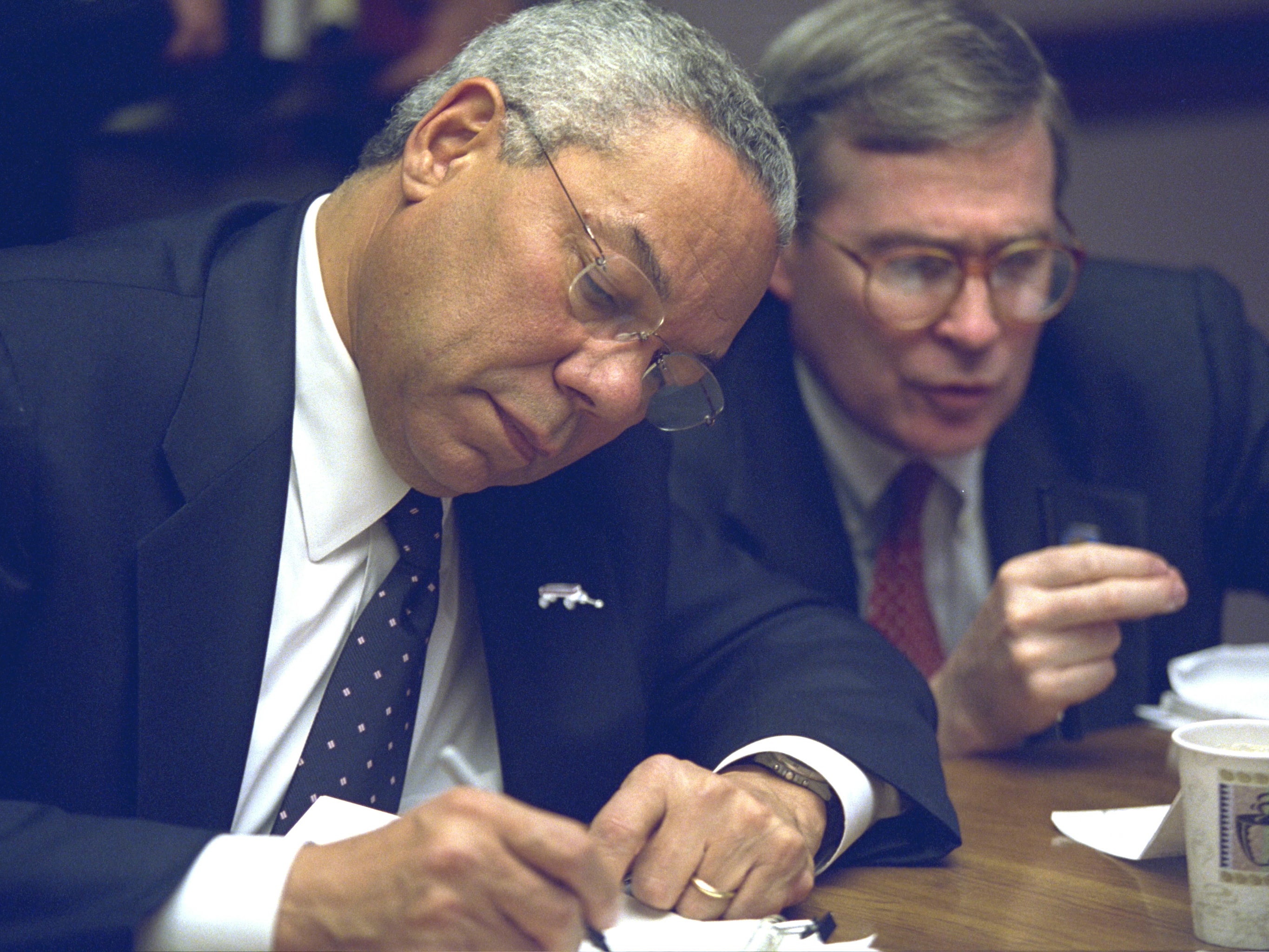 Image of former Secretary of State Colin Powell captured by Dick Cheney's staff photographer