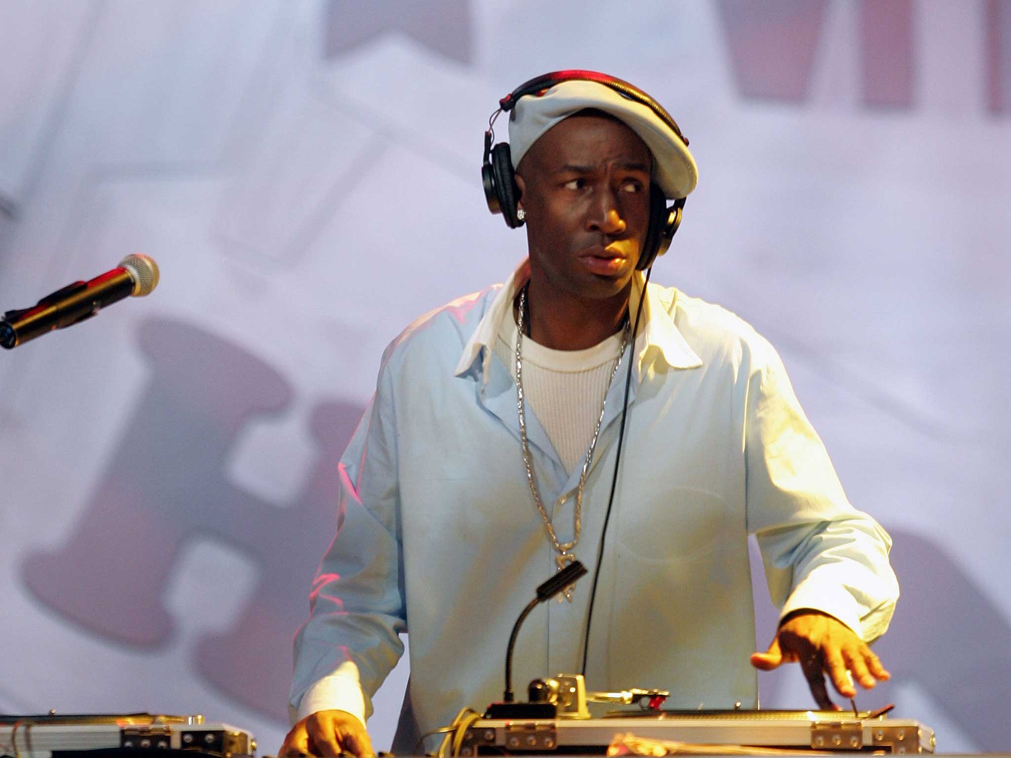 DJ Grandmaster Flash performing in 2004
