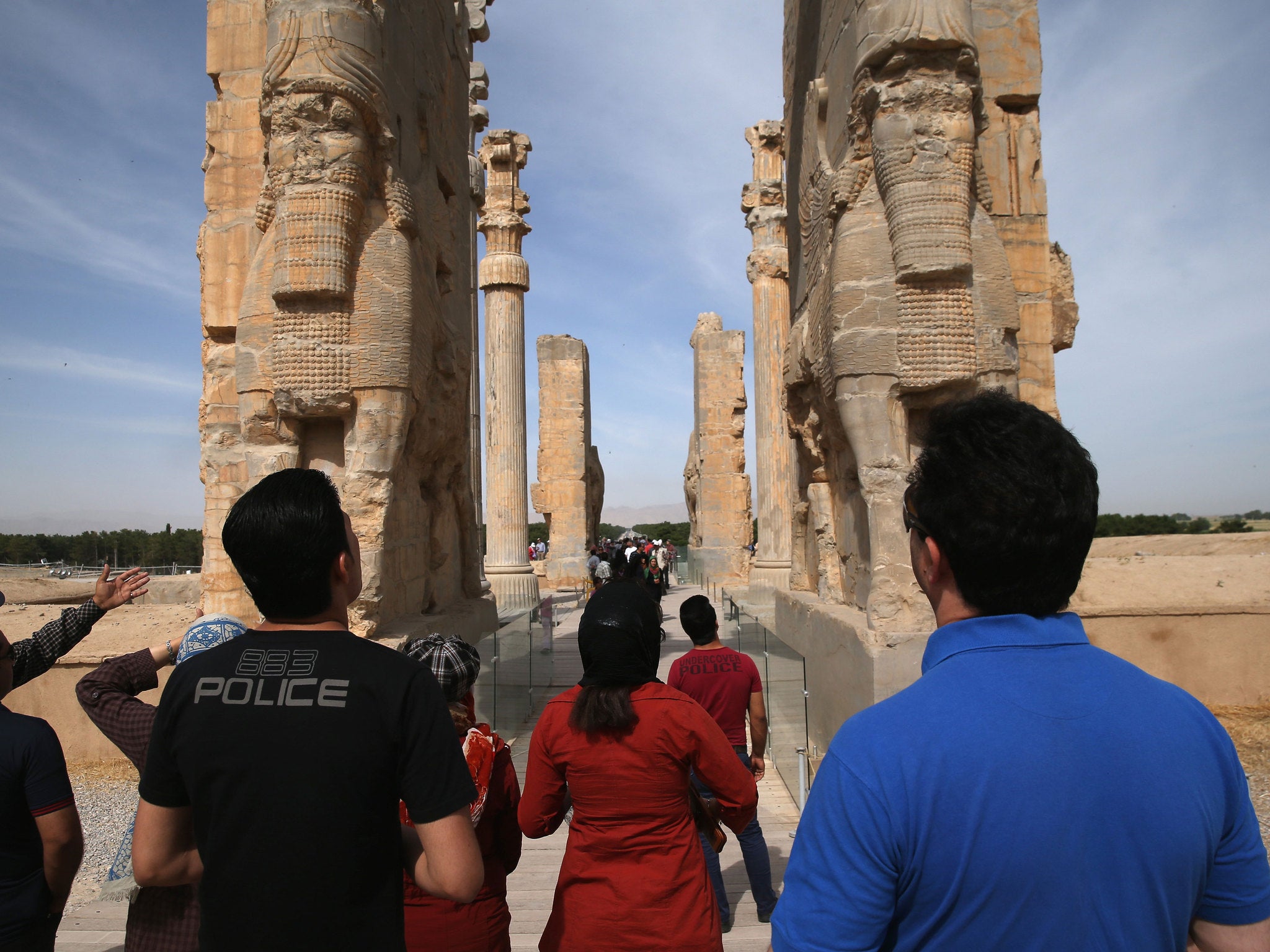More British tourists may now be attracted by Iranian tourist sites like teh ancient city of Persepolis