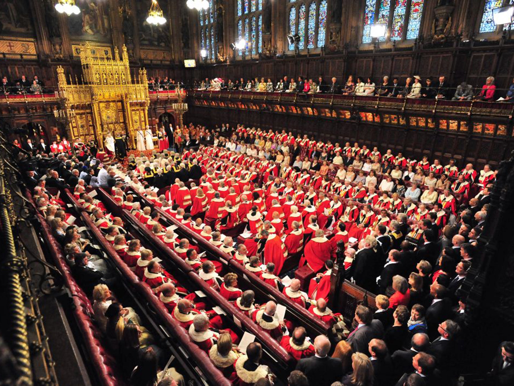 The House of Lords in session
