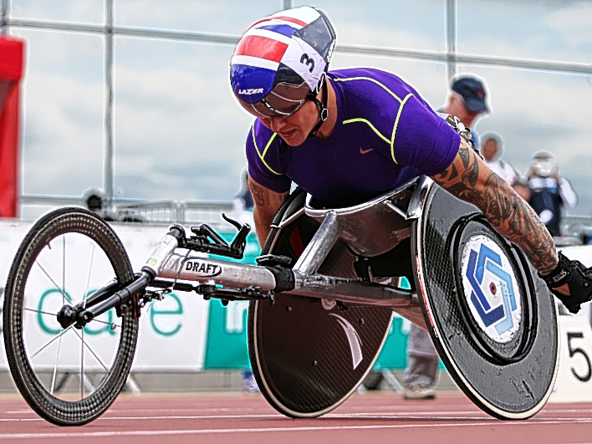 Four-time gold medallist David Weir is in the 1500m