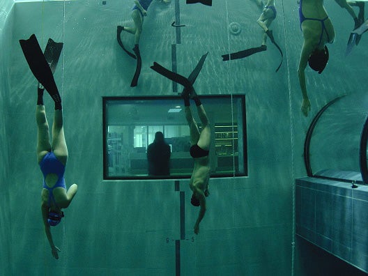 The current record holder for the world's deepest pool is the Y-40 diving pool in Montegrotto Terme, Italy