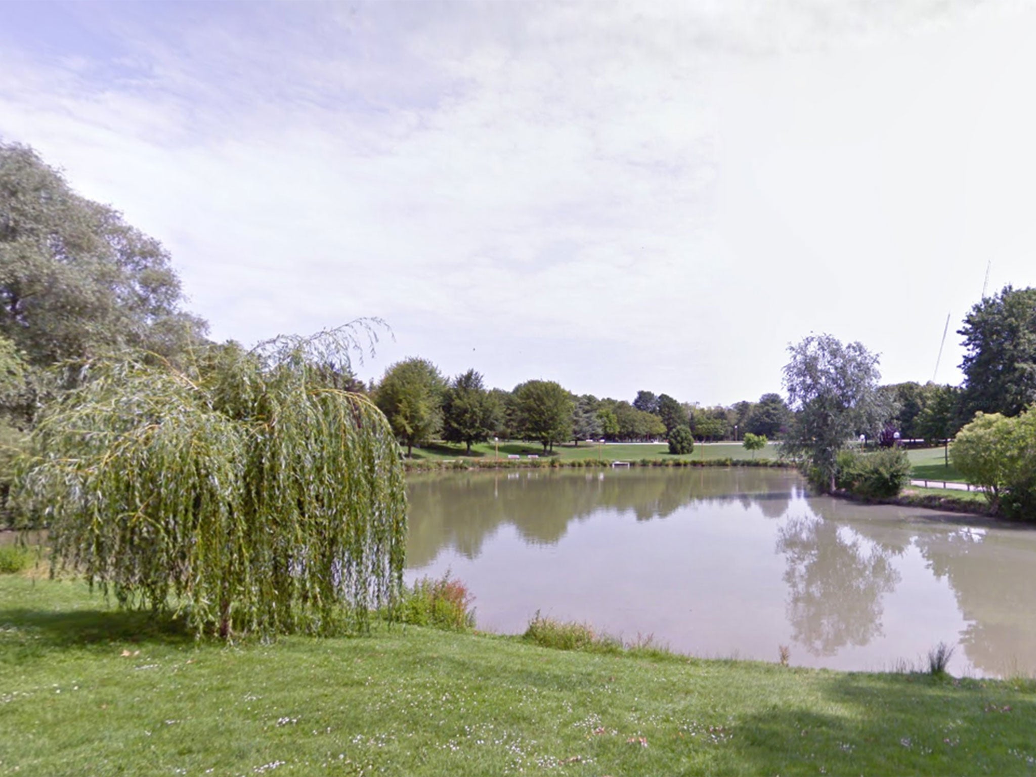 The unnamed 21-year-old victim was sunbathing in the Parc Léo Lagrange in Reims