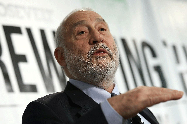 Joseph Stiglitz says the centre-left have 'wimped out'