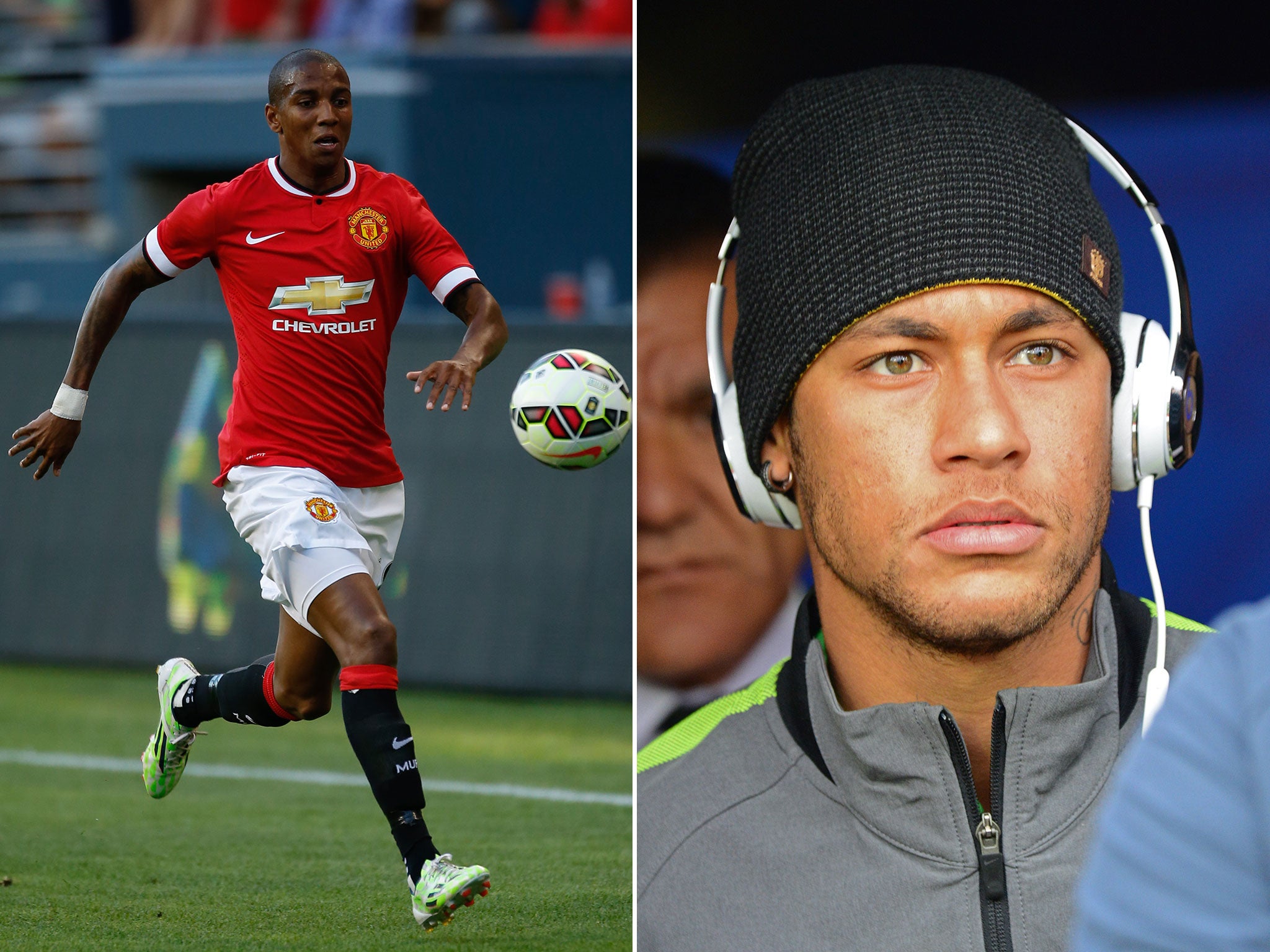 Louis van Gaal has admitted Ashley Young 'is not a Neymar'