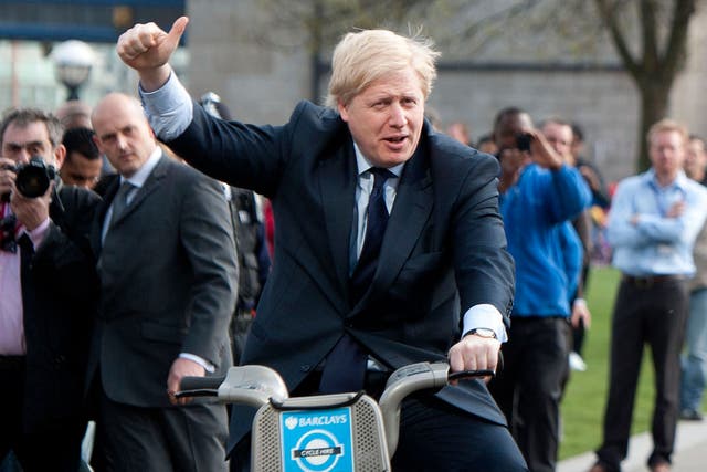 Boris Johnson unwittingly broke the law when giving his wife a lift on his bike