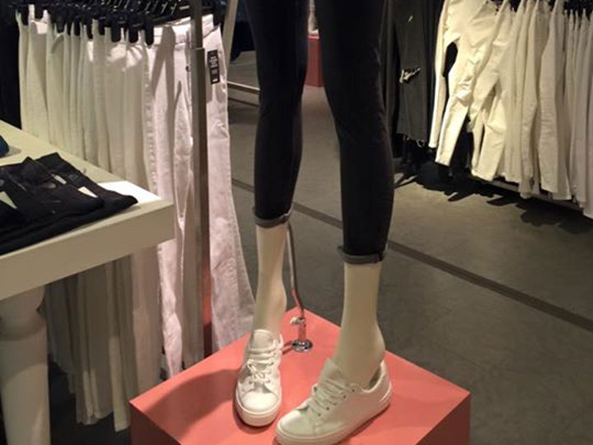 The fashion retailers have said they will now not place any further orders for the slim mannequin