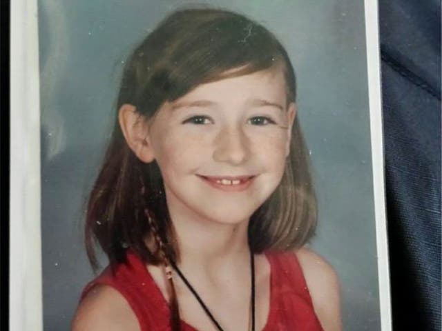 <p>Police-issued photograph of eight-year-old Madyson Middleton, who was found dead in a dumpster near her California home</p>