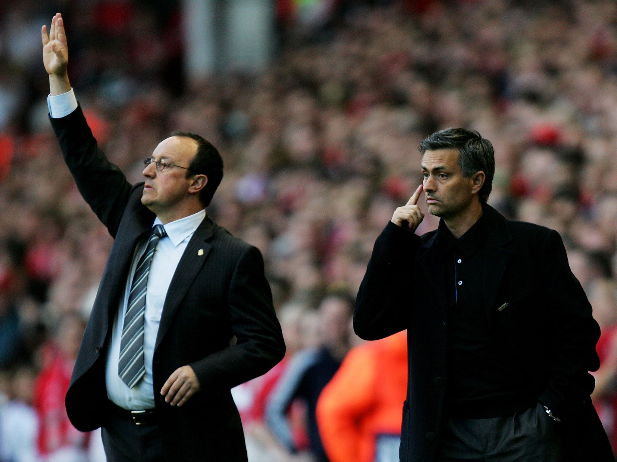 Benitez and Mourinho back in 2005