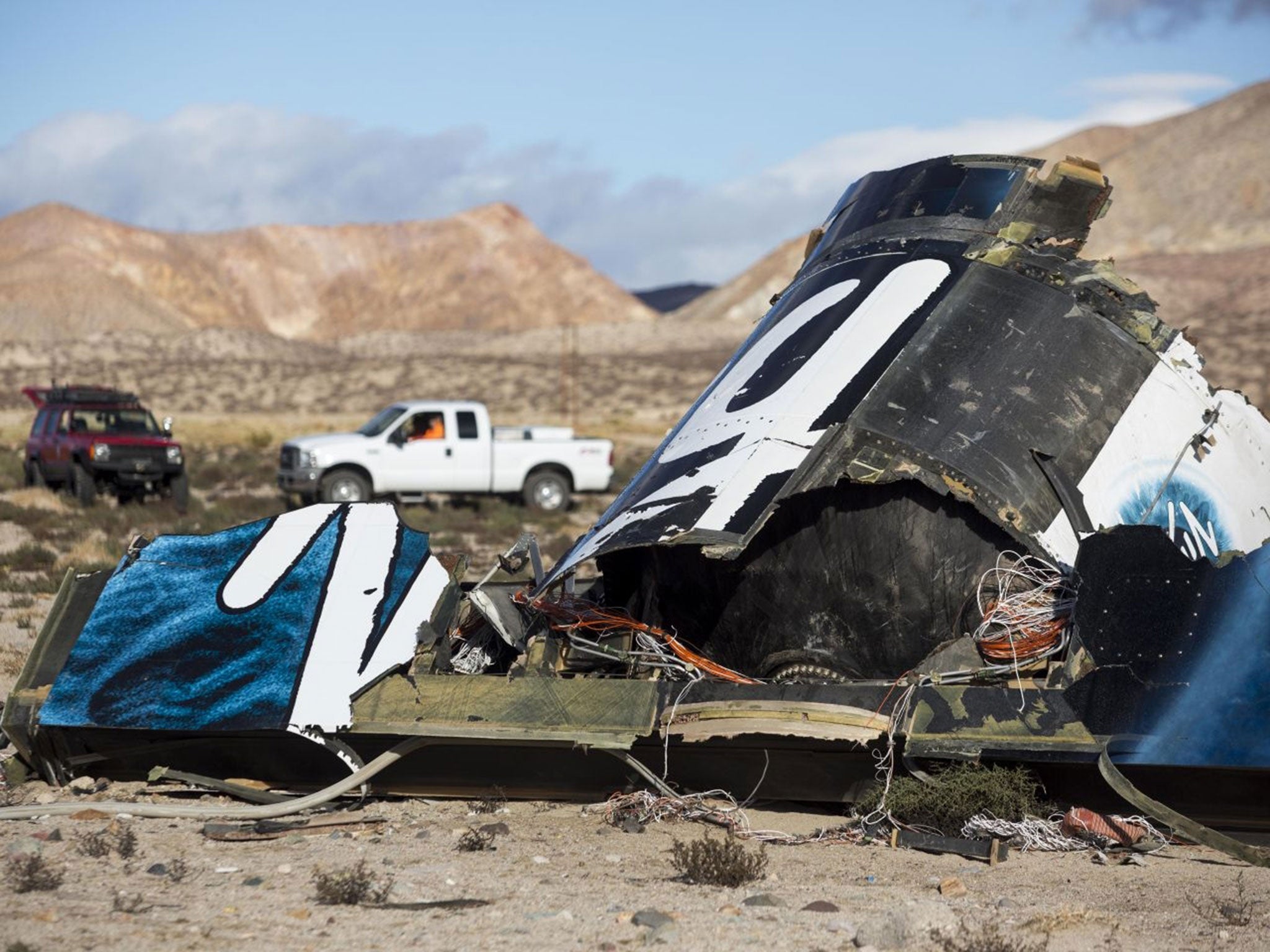 The Virgin Galactic space tourism rocket crashed in Mojave, California, last year