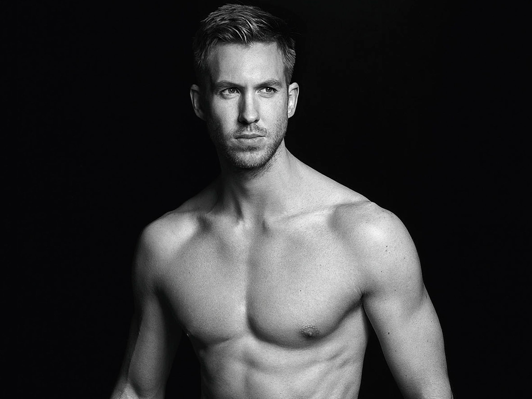 Calvin Harris goes from geeky DJ to Emporio Armani underwear star in new  campaign, The Independent