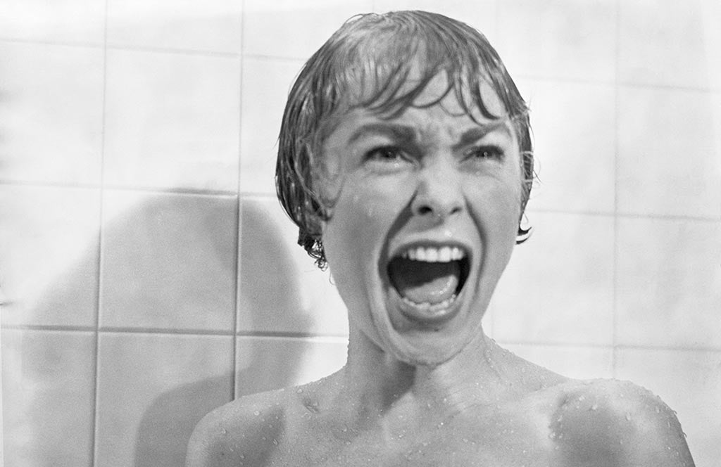 Janet Leigh screaming in ‘Psycho’ shower scene