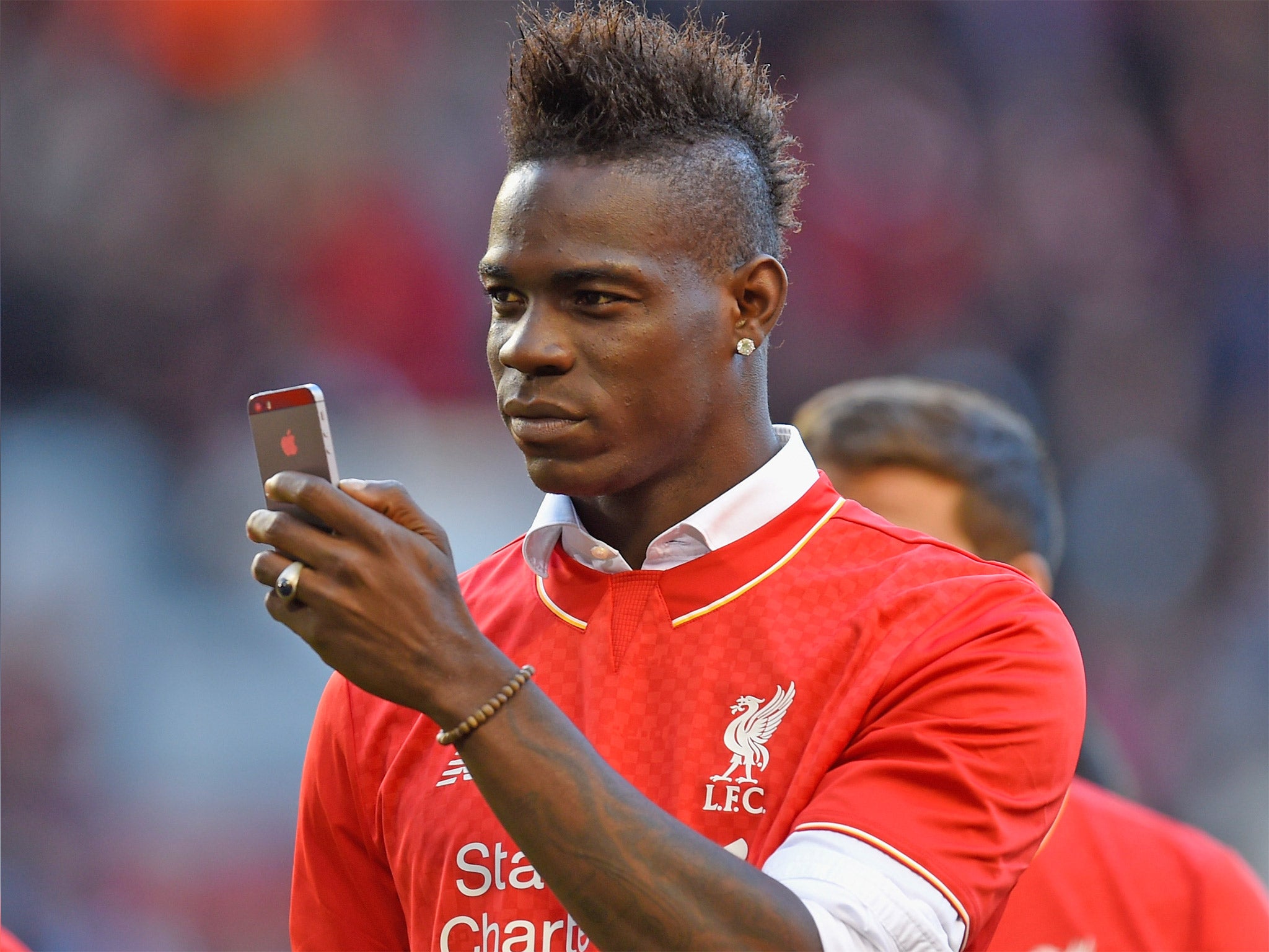 Liverpool striker Mario Balotelli had to apologise for posting an image on social media that contained anti-semitic language last season