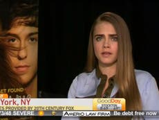 Cara Delevigne accused of being 'moody' in awkward US interview