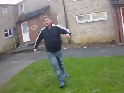A video has been released by Northamptonshire Police showing how the attempted attack by a man wielding an eight-inch knife.
