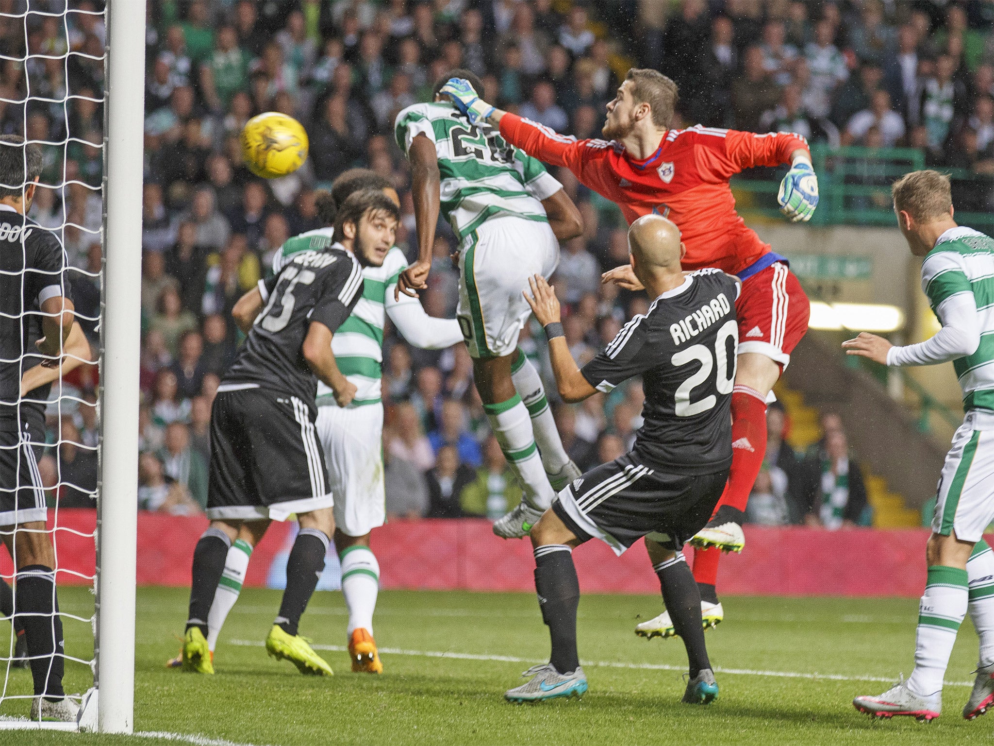 Dedryck Boyata's header gave Celtic a lead to take into the second leg