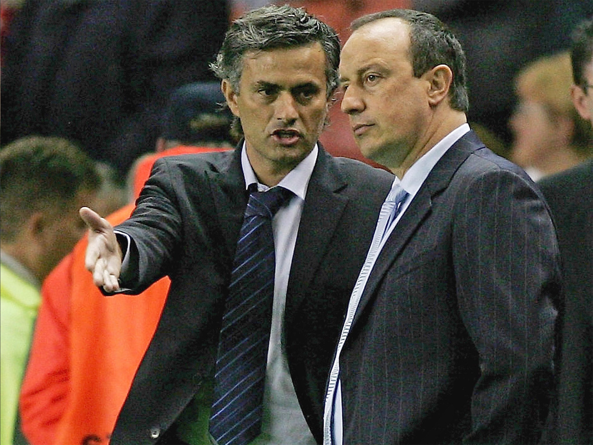 Jose Mourinho and Rafael Benitez have a long rivalry