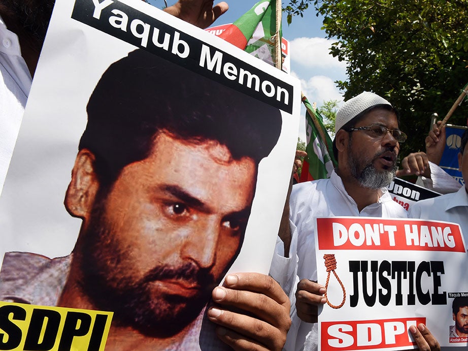 Yakub Memon was hanged for the role he played in the 1993 Mumbai bombings although many protested against the execution