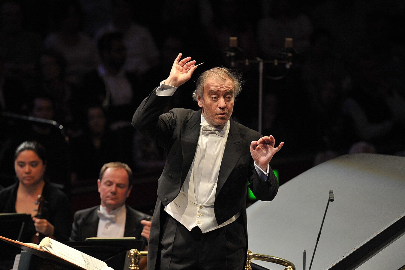 Valery Gergiev conducts the London Symphony Orchestra in a BBC Proms concert featuring all five of Prokofiev's piano concertos performed by three pianists - Daniil Trifonov, Sergei Babayan and Alexei Volodin, at the Royal Albert Hall on Tuesday 28 July