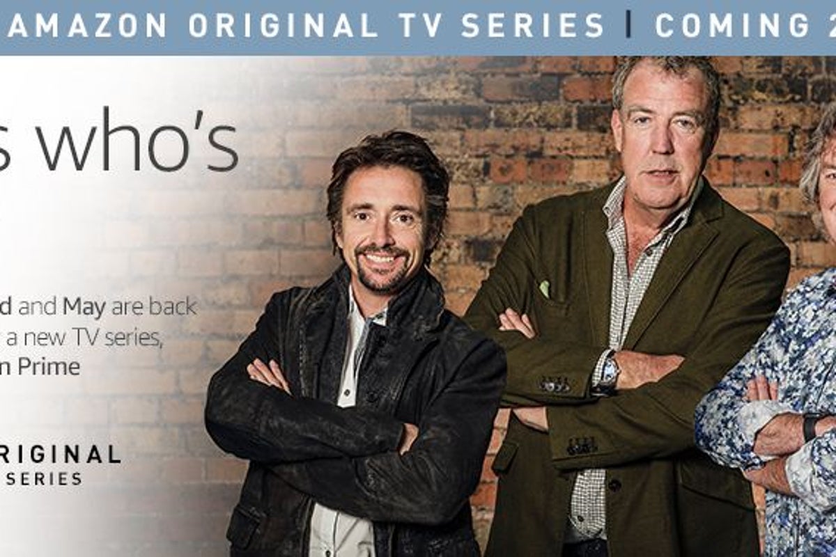 Top Gear trio Jeremy Clarkson, Richard Hammond and James May heading to Amazon Prime for new car show | The Independent