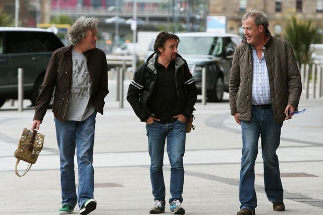 James May, Richard Hammond and Jeremy Clarkson, as the former Top Gear hosts have signed a deal for a new motoring show with Amazon.