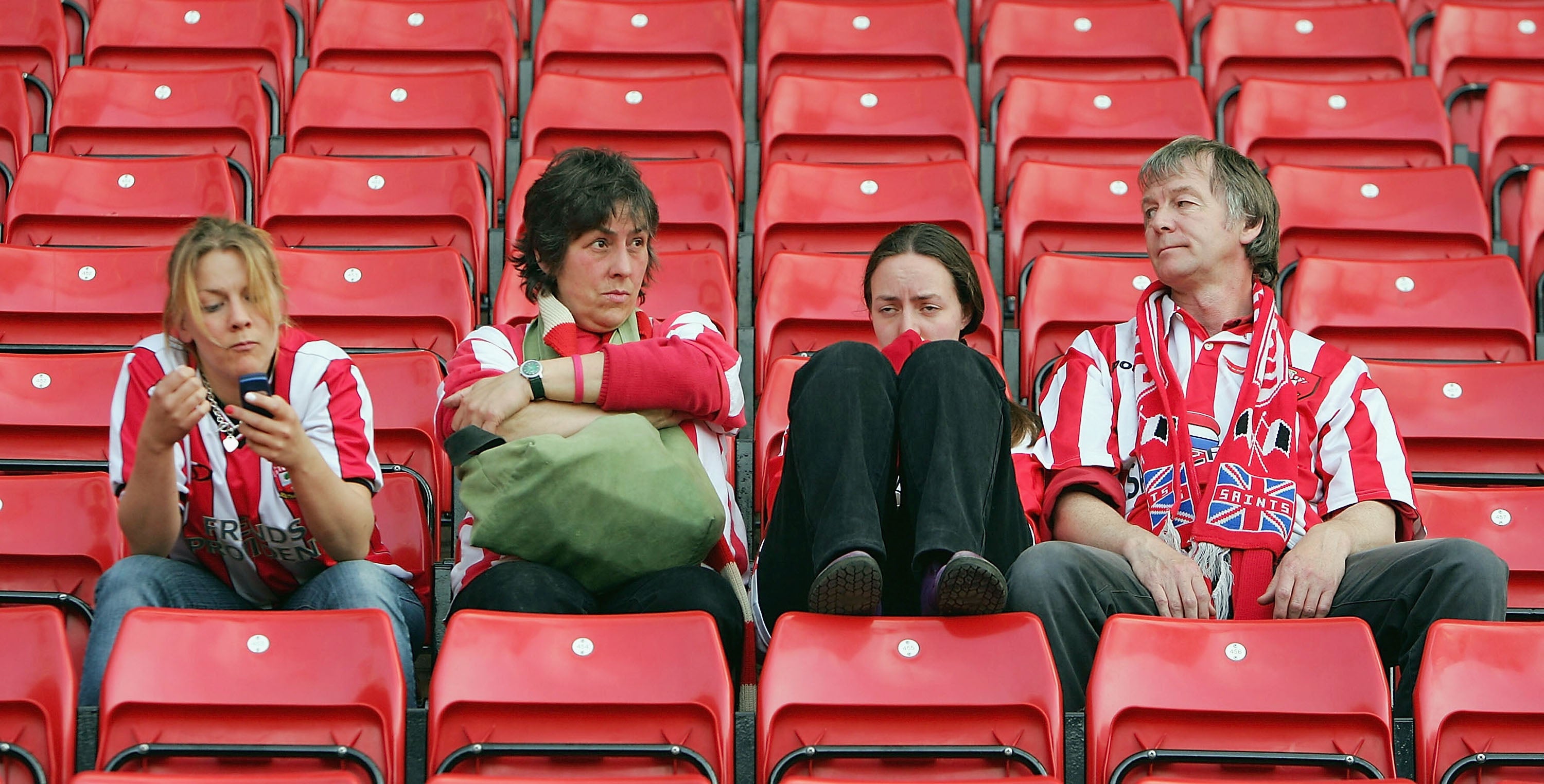 The Saints were relegated from the Premier League in 2005