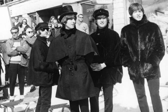 Style icons: The Beatles on set in Austria