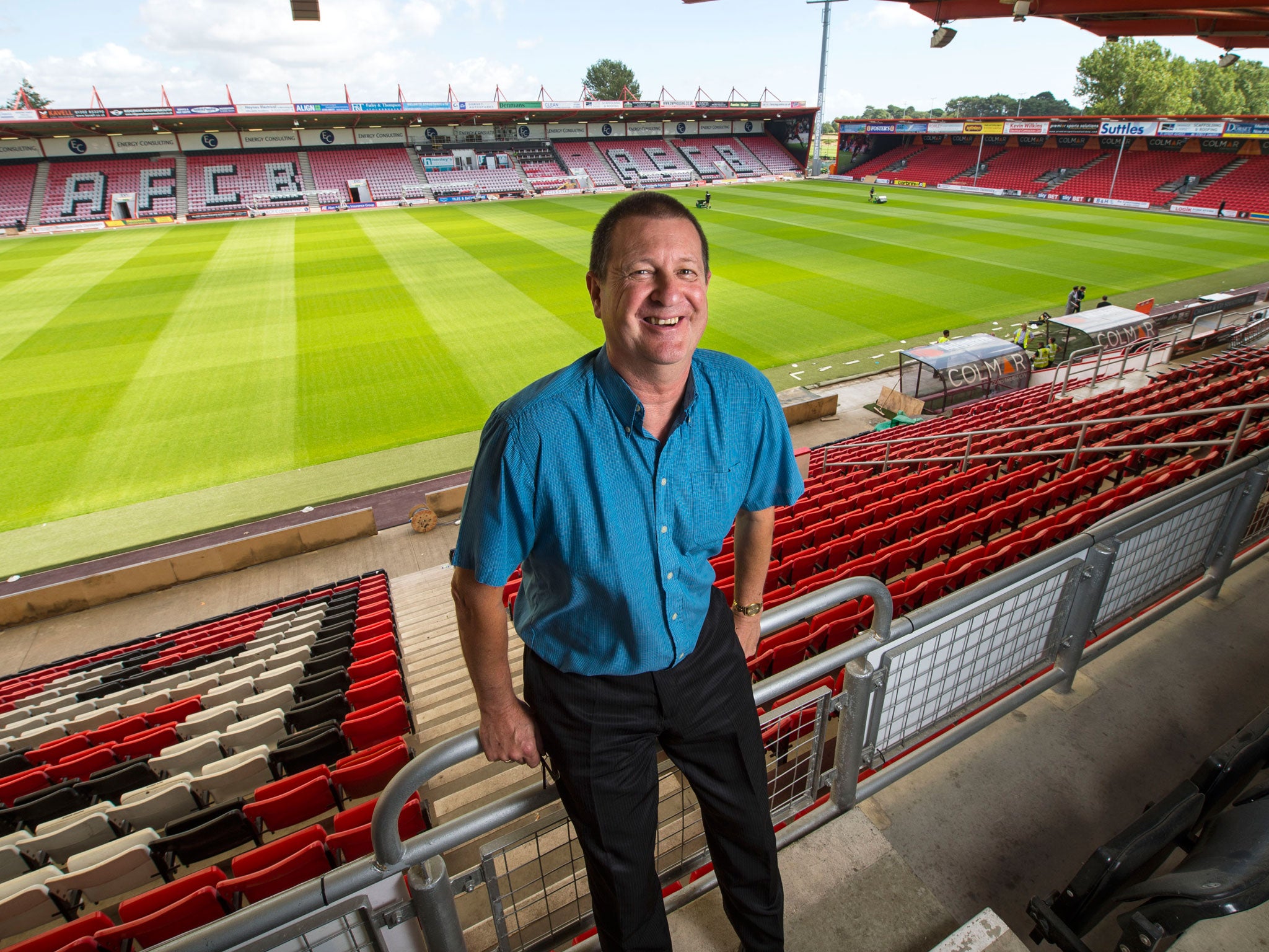 Club secretary Neil Vacher has lived his life amid the club's grassroots