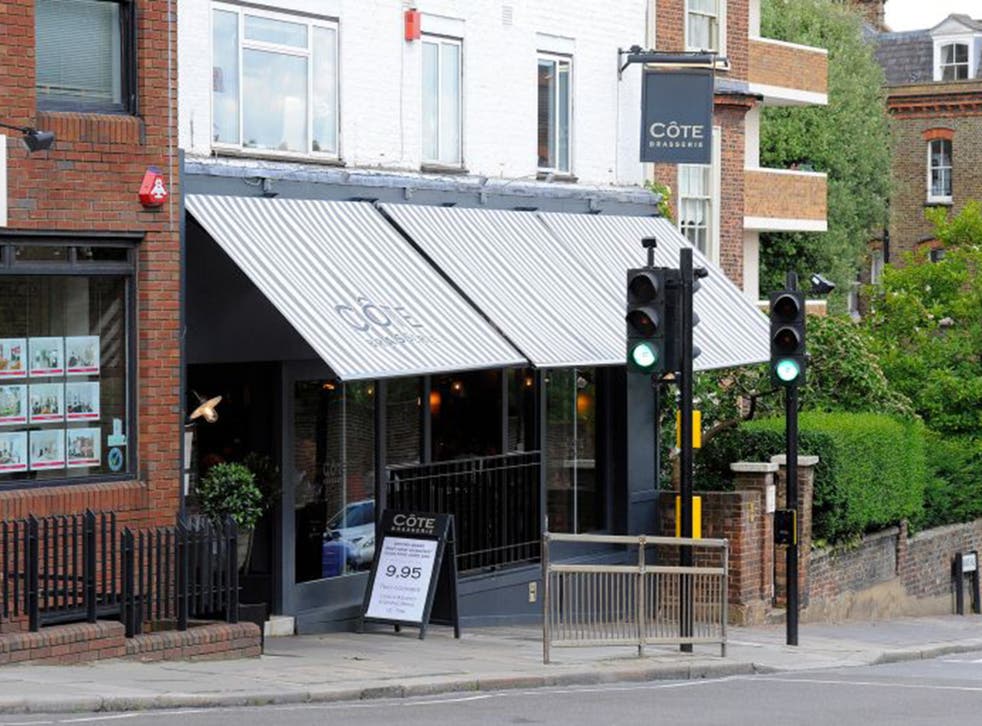 French fancy: the Highgate branch of Côte, where Kate Moss was spotted