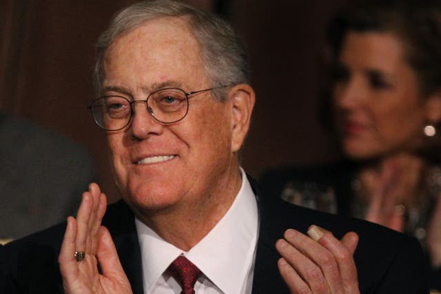 David Koch, along with his brother Charles, are members of the political network backing the summer canvassing
