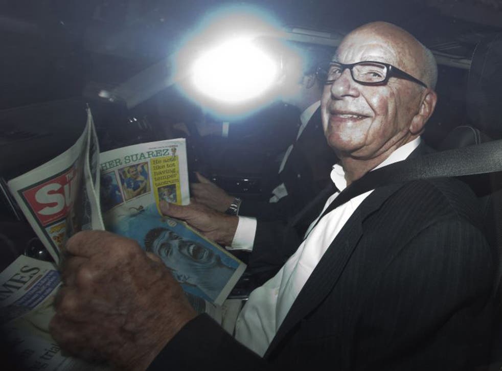 Rupert Murdoch leaving his home in  London last year