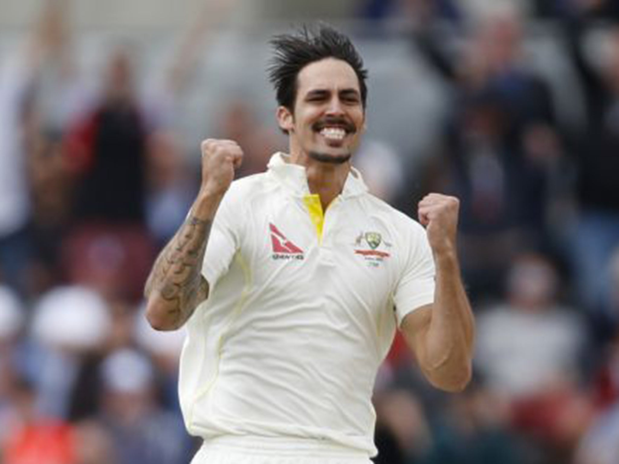 Mitchell Johnson is Australia’s “Iron Man” who has joined an elite band with 300 Test wickets