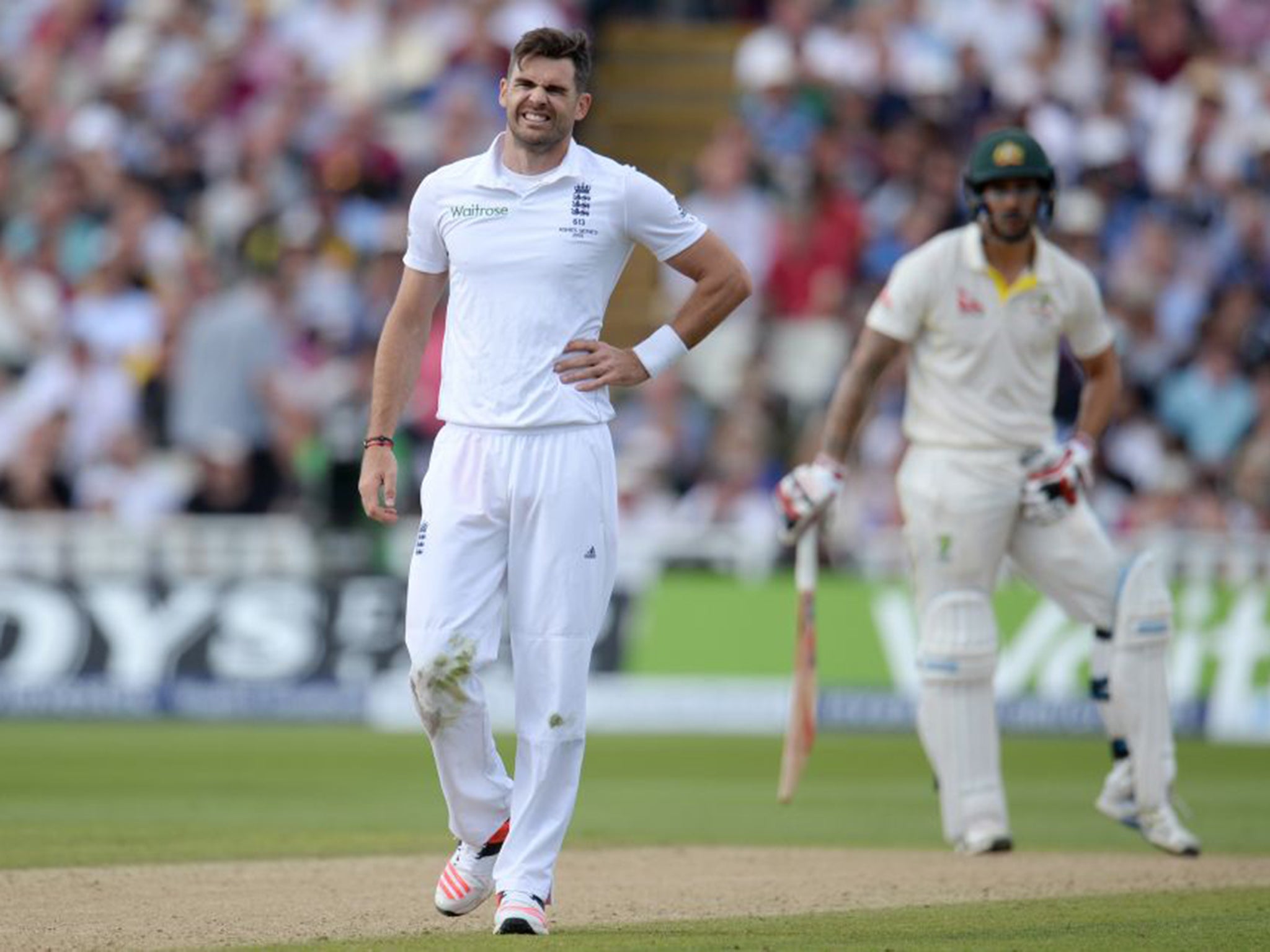 Jimmy Anderson could be out of action for up to six weeks