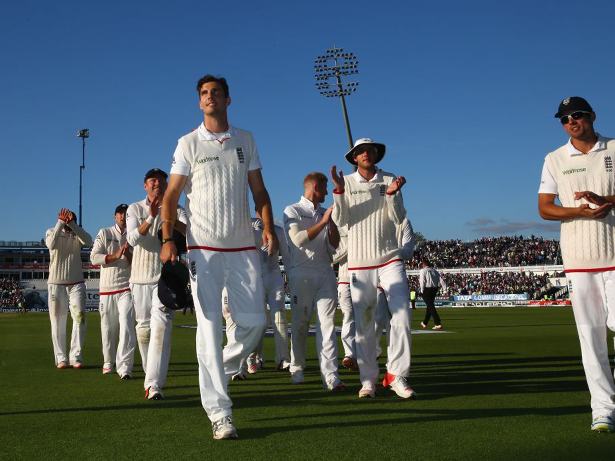 Fast bowler Steve Finn was England’s chief weapon as he took five wickets against Australia at Edgbaston