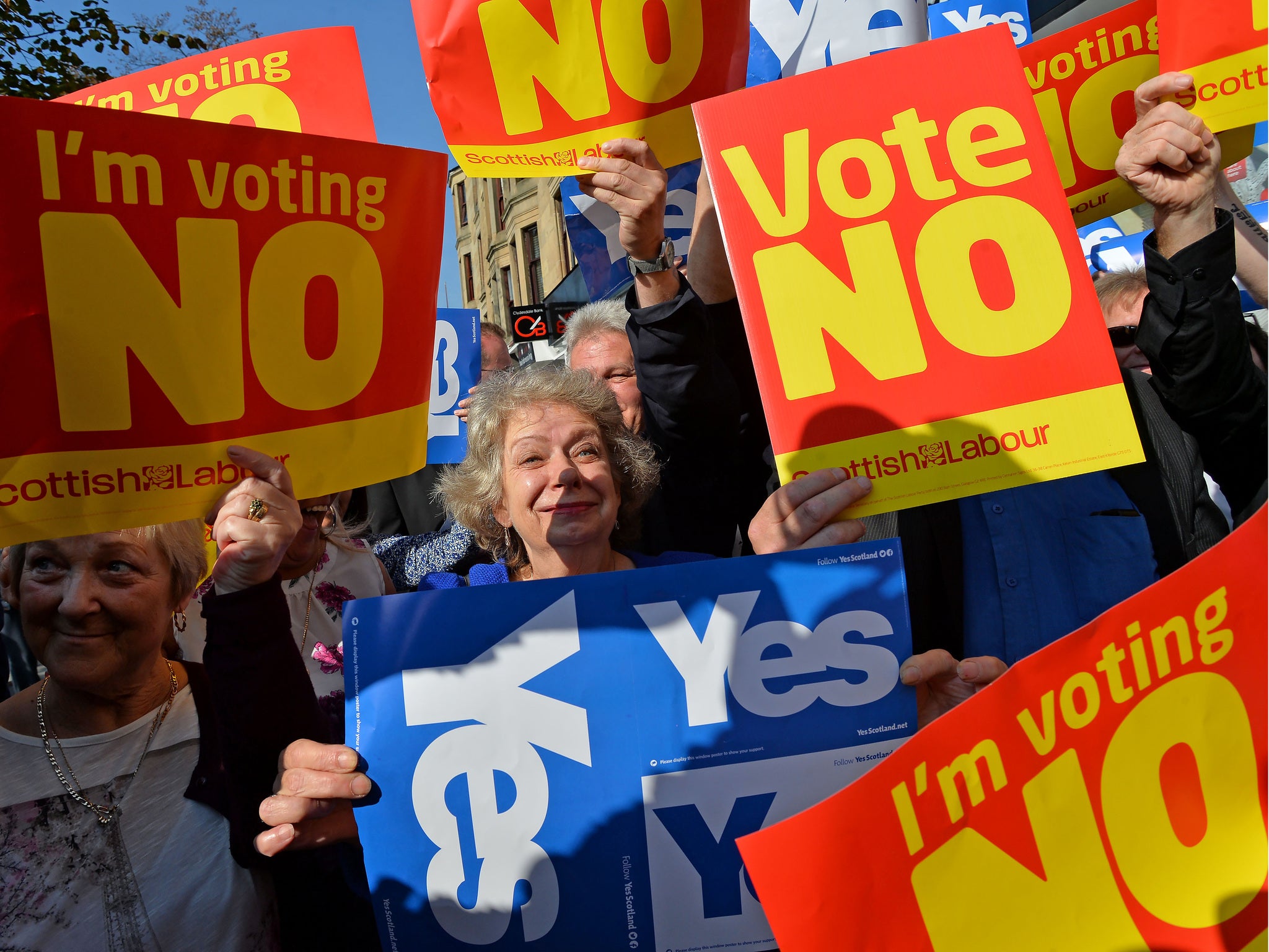 The 2014 referendum saw Scotland vote no to independence