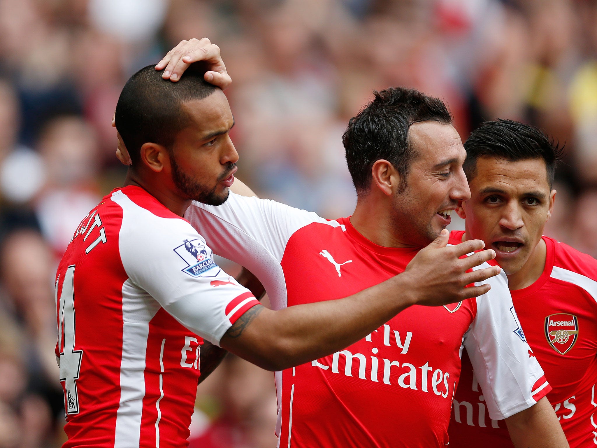 Theo Walcott and Santi Cazorla have agreed new deals with Arsenal