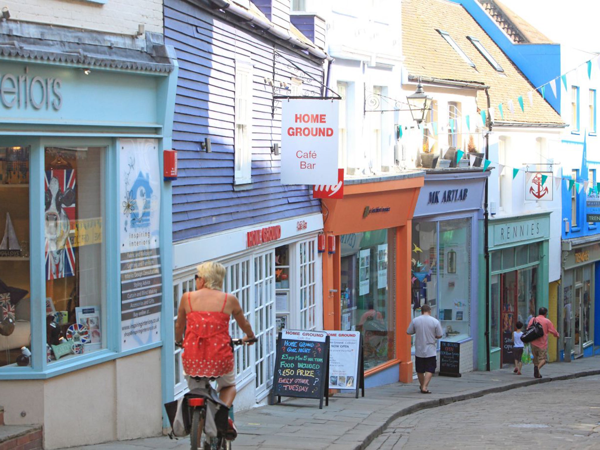 Folkestone’s Old High Street: trade has been quiet in the town