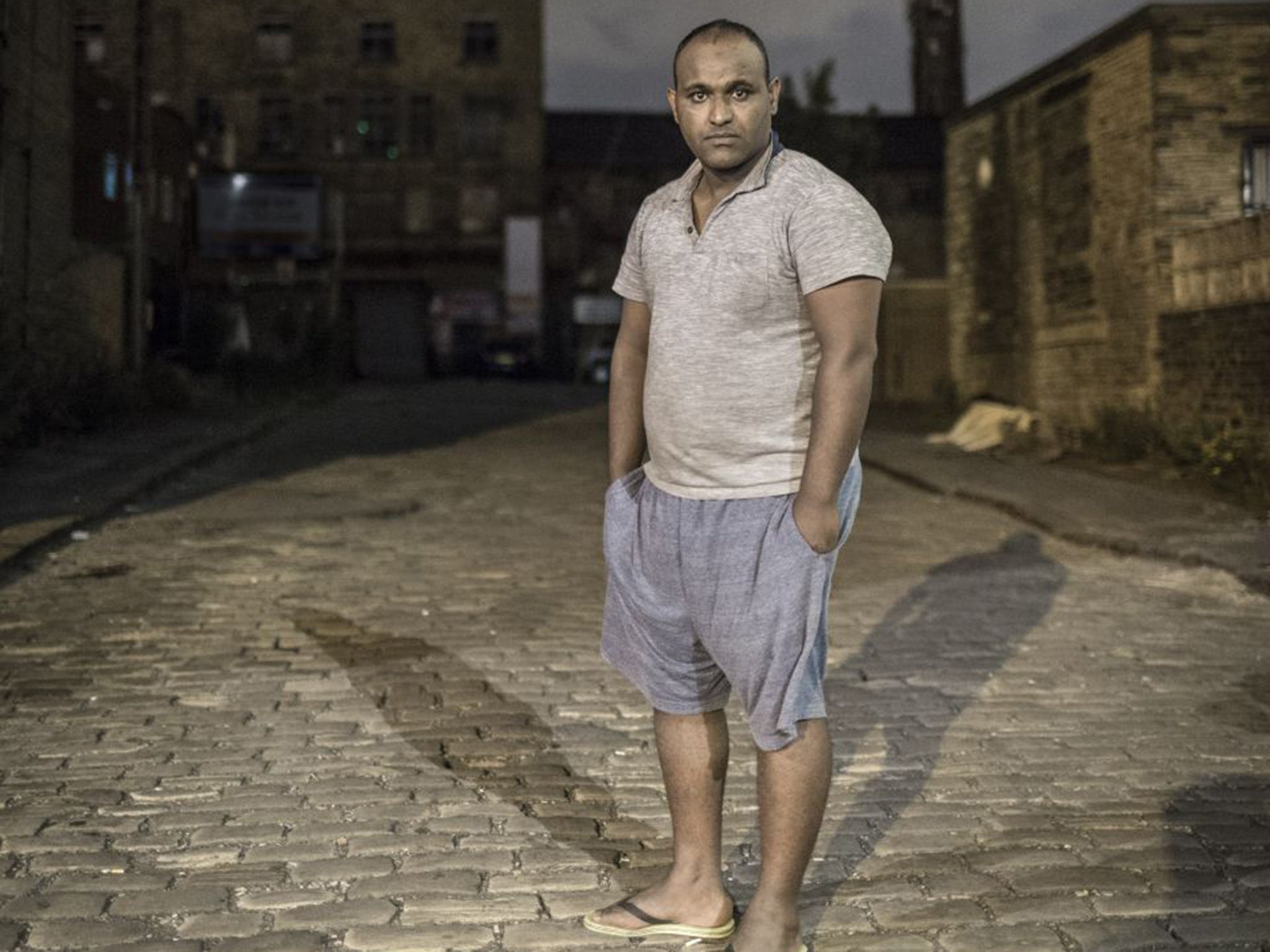 Abdulrahim Ali has been granted asylum and lives in Bradford