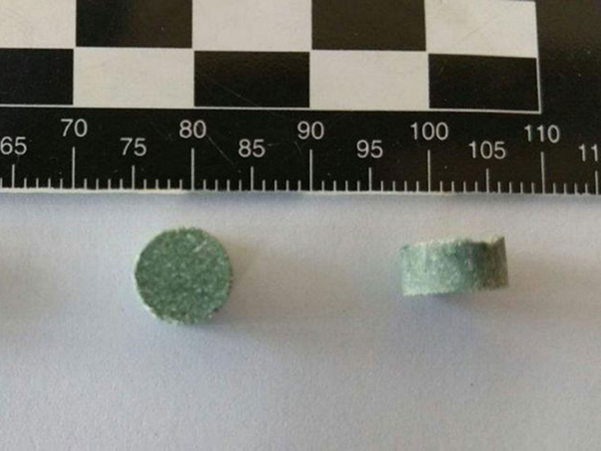 Cumbria Police have released this image of the suspected drugs