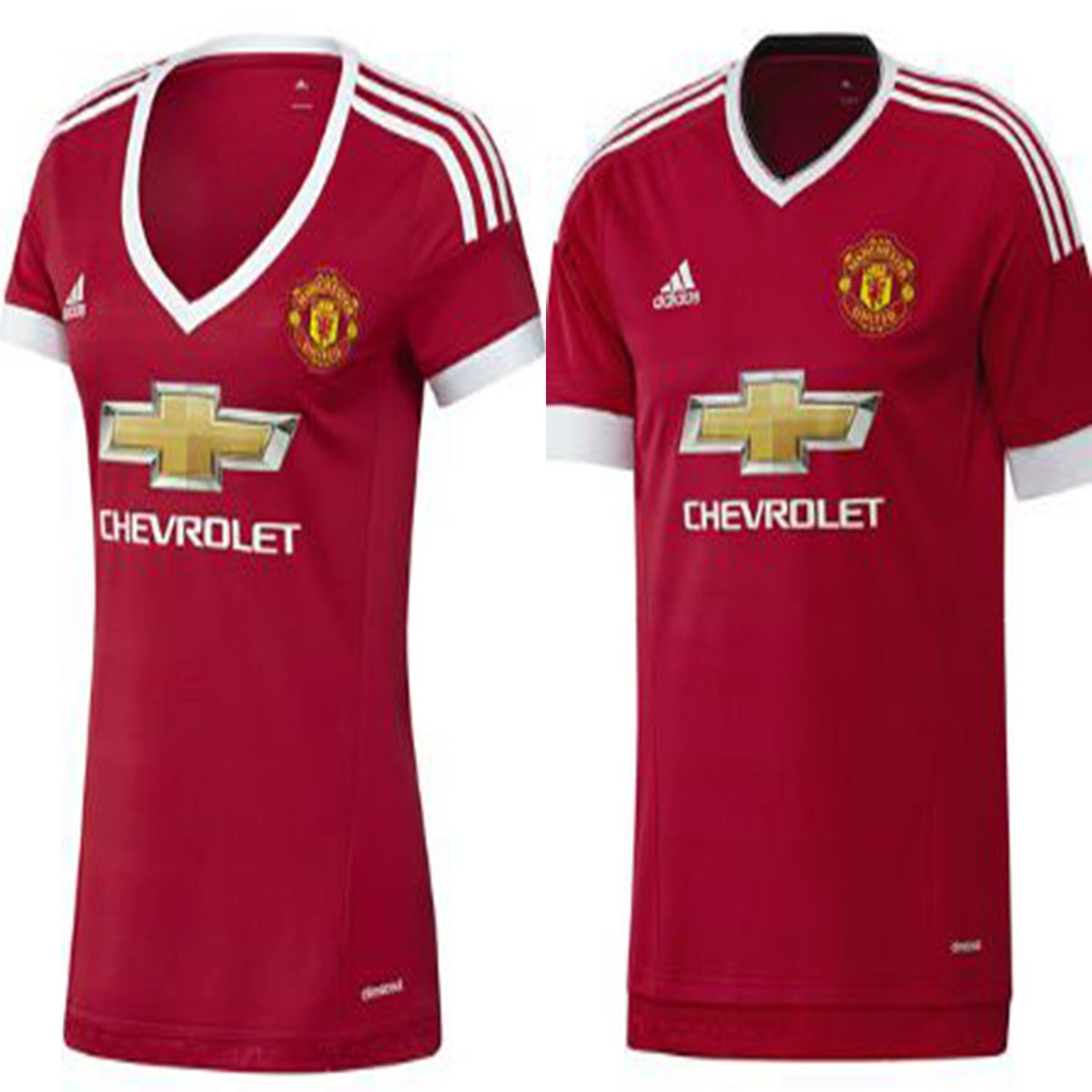 Manchester United kit maker Adidas defend 'sexist' plunging neckline of women's  shirt