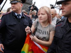 Russian police detain LGBT rights activists in St Petersburg