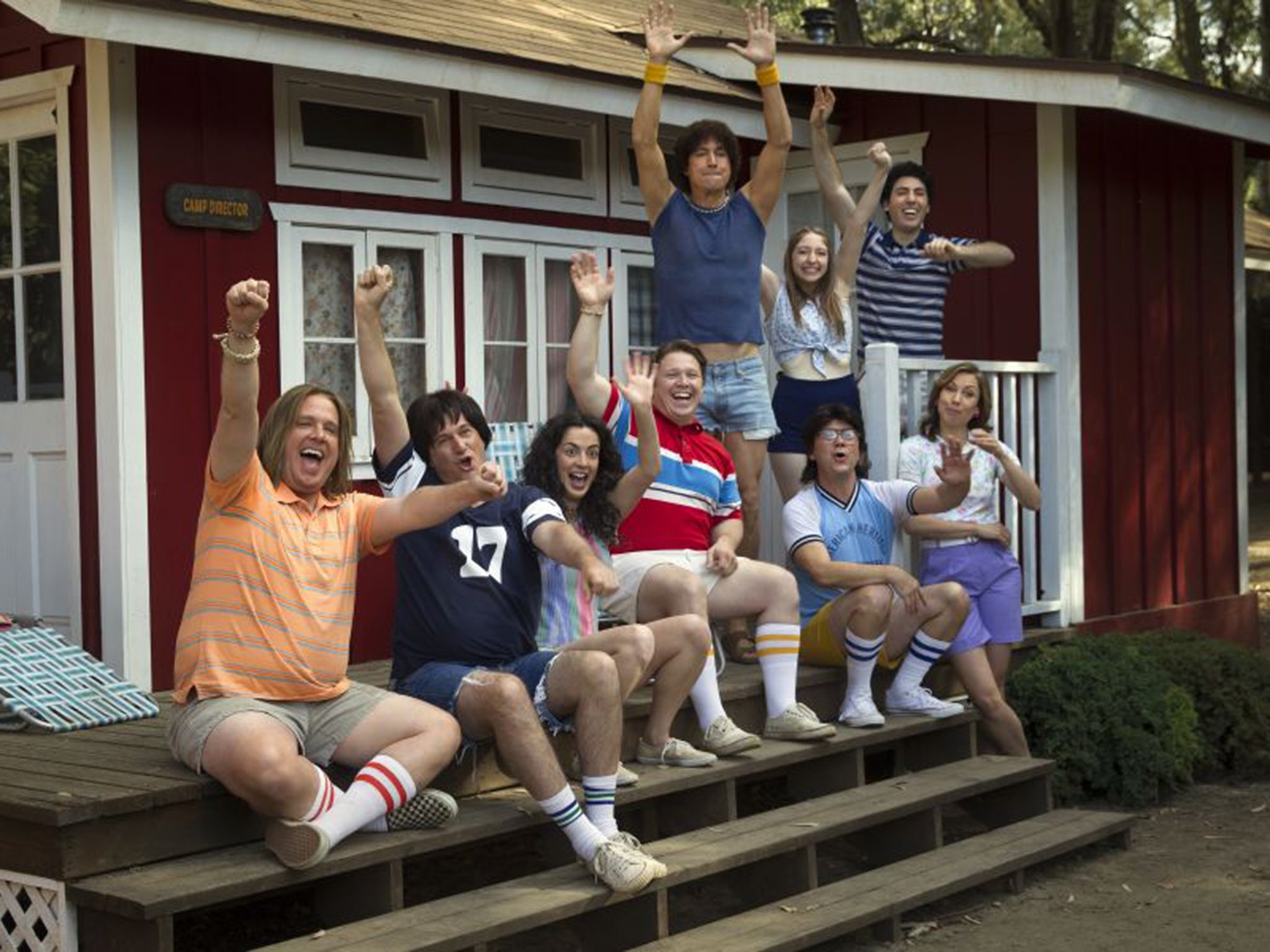 Wet Hot Summer: First Day of Camp is the eight-episode prequel to Wet Hot American Summer, a 2001 parody of the Eighties coming-of-age movie, in which a cast of comedy unknowns necked, pranked and doobie-smoked their way through the last day of summer at