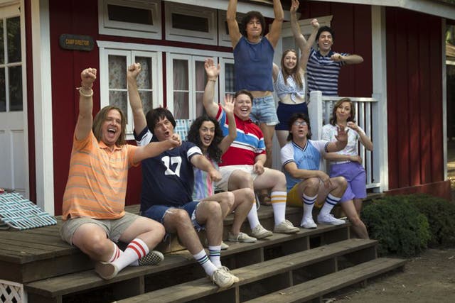 Wet Hot Summer: First Day of Camp is the eight-episode prequel to Wet Hot American Summer, a 2001 parody of the Eighties coming-of-age movie, in which a cast of comedy unknowns necked, pranked and doobie-smoked their way through the last day of summer at 