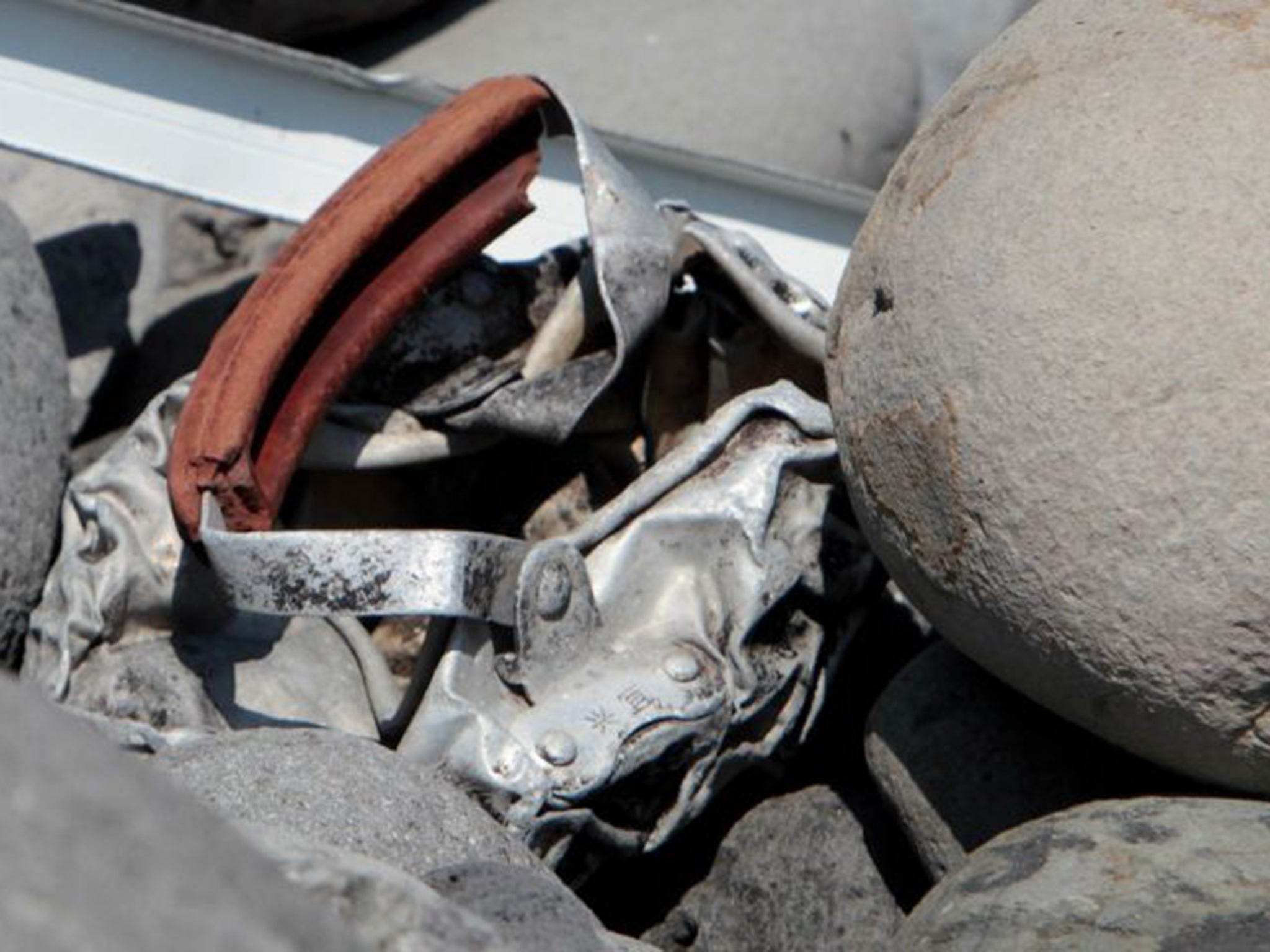 Reports of a metal component from the plane being found were quickly refuted