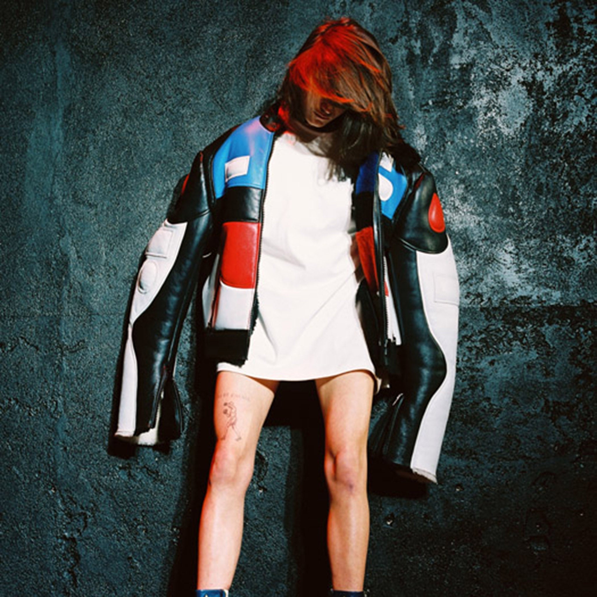 Faceless model backstage at a/w 15 show of Vetements, in Paris